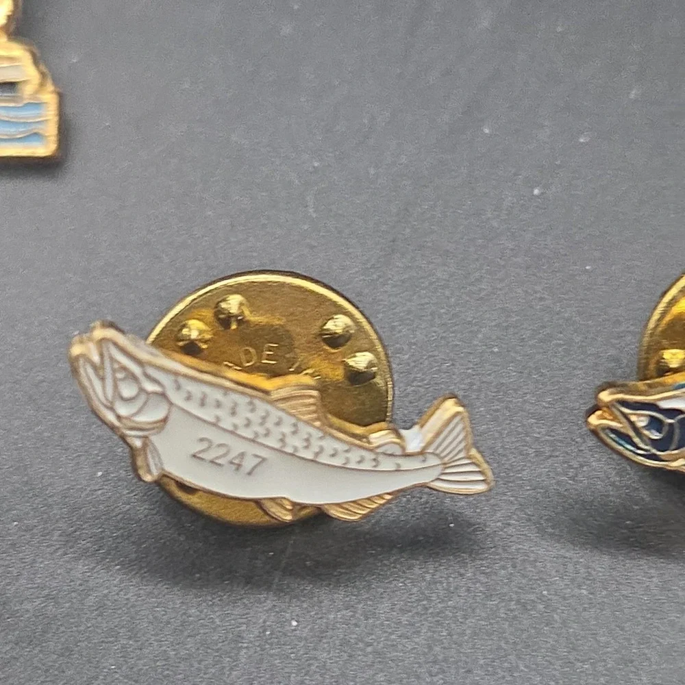 Alaska Regional Council Of Carpenters Union Fishing Pin Set